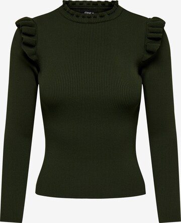 ONLY Sweater 'Sia Sally' in Green: front
