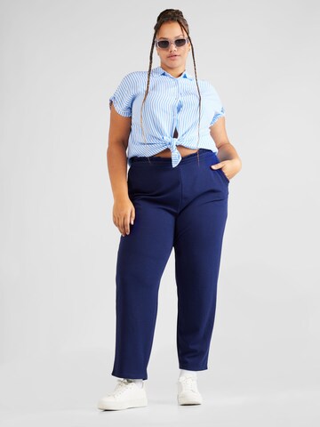 ABOUT YOU Curvy Regular Broek 'Thore' in Blauw