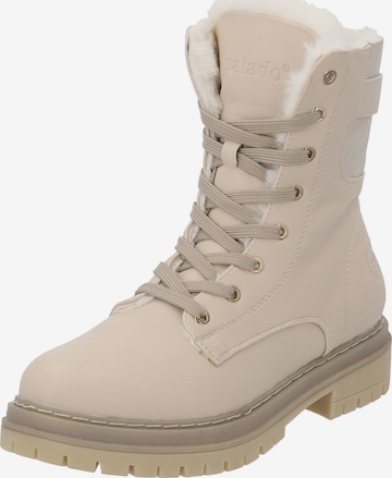 Palado Schnürstiefelette 'Patmo' in Beige: Vorderseite