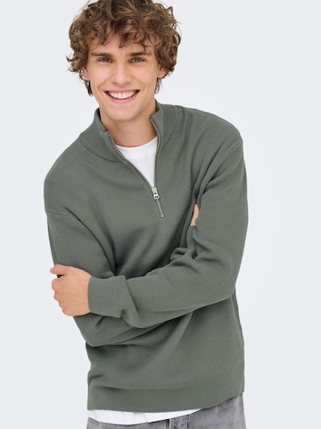 Pullover 'NSPHIL' di Only & Sons in grigio