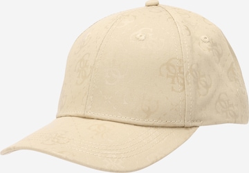 GUESS Kapa 'BASEBALL CAP' | bež barva: sprednja stran