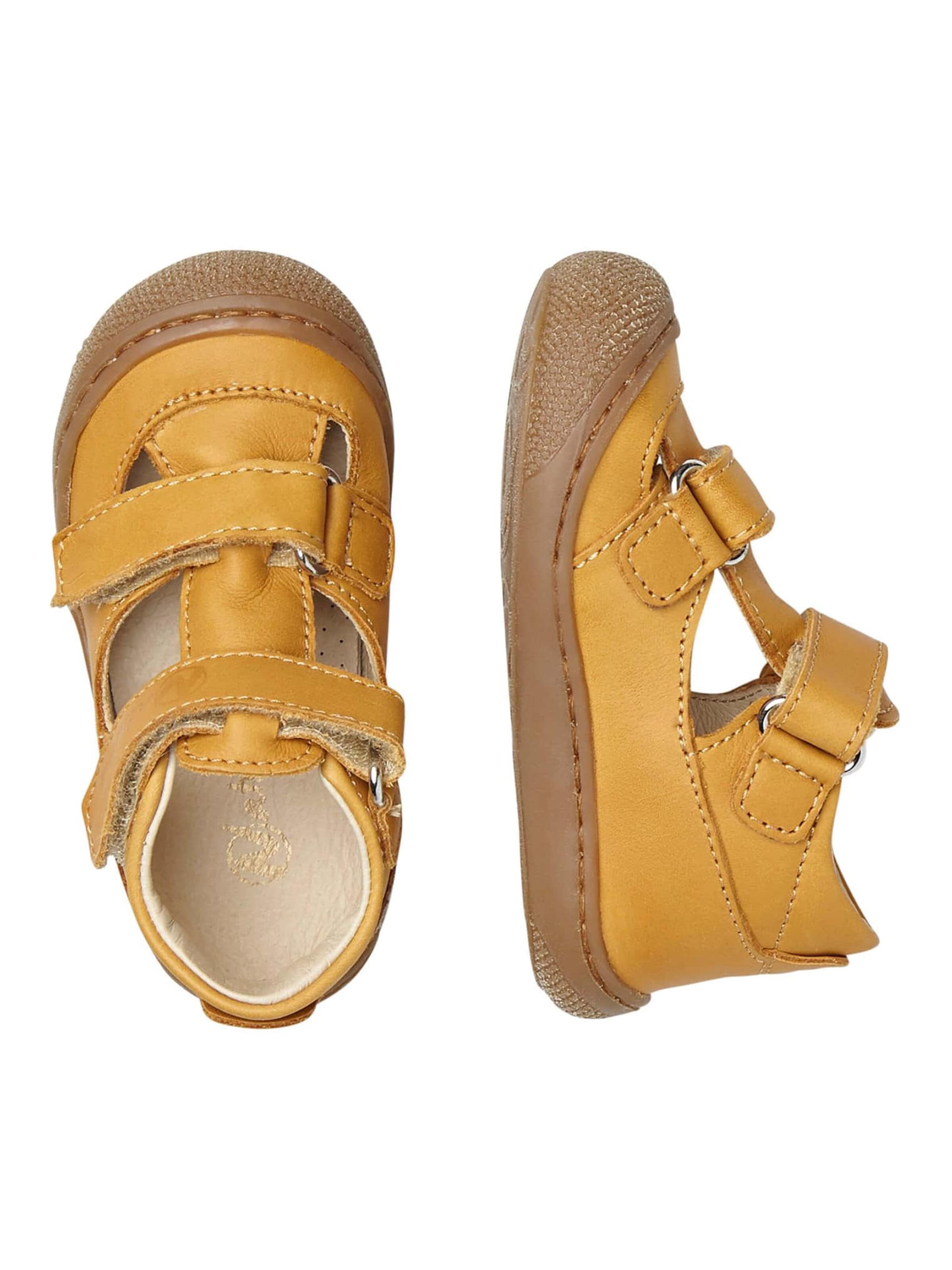 NATURINO Open shoes 'PUFFY' in Orange