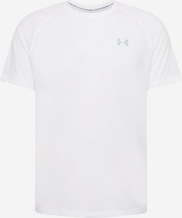 UNDER ARMOUR Performance shirt 'Streaker' in White: front