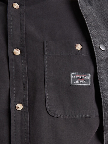 GUESS JEANS Regular Fit Skjorte i sort