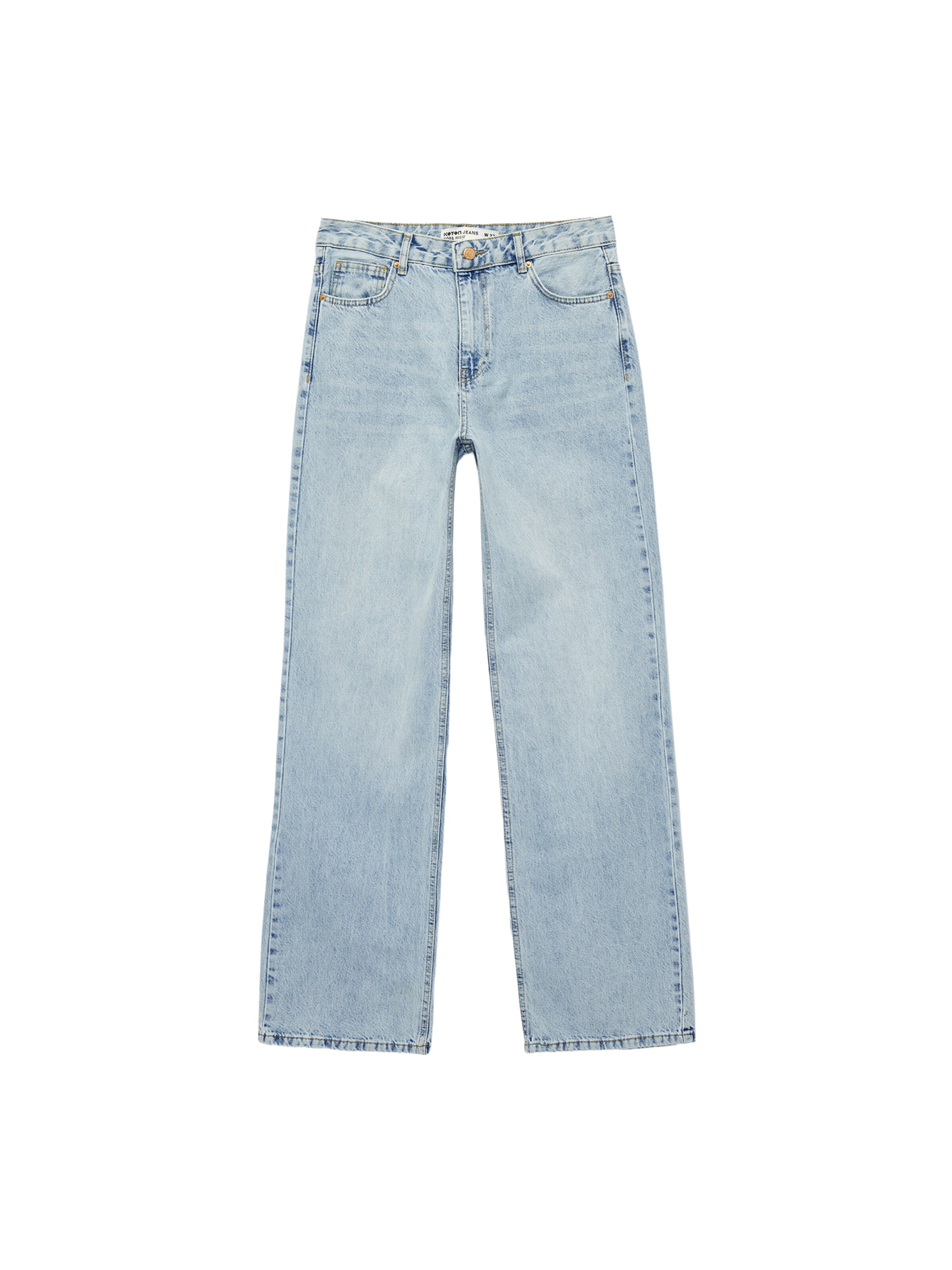 Koton Loosefit Jeans in Blauw: voorkant