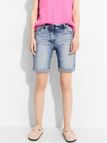 CECIL Loosefit Shorts 'Scarlett' in Blau: Vorderseite