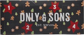 Calzino 'X-MAS' di Only & Sons in rosso: frontale