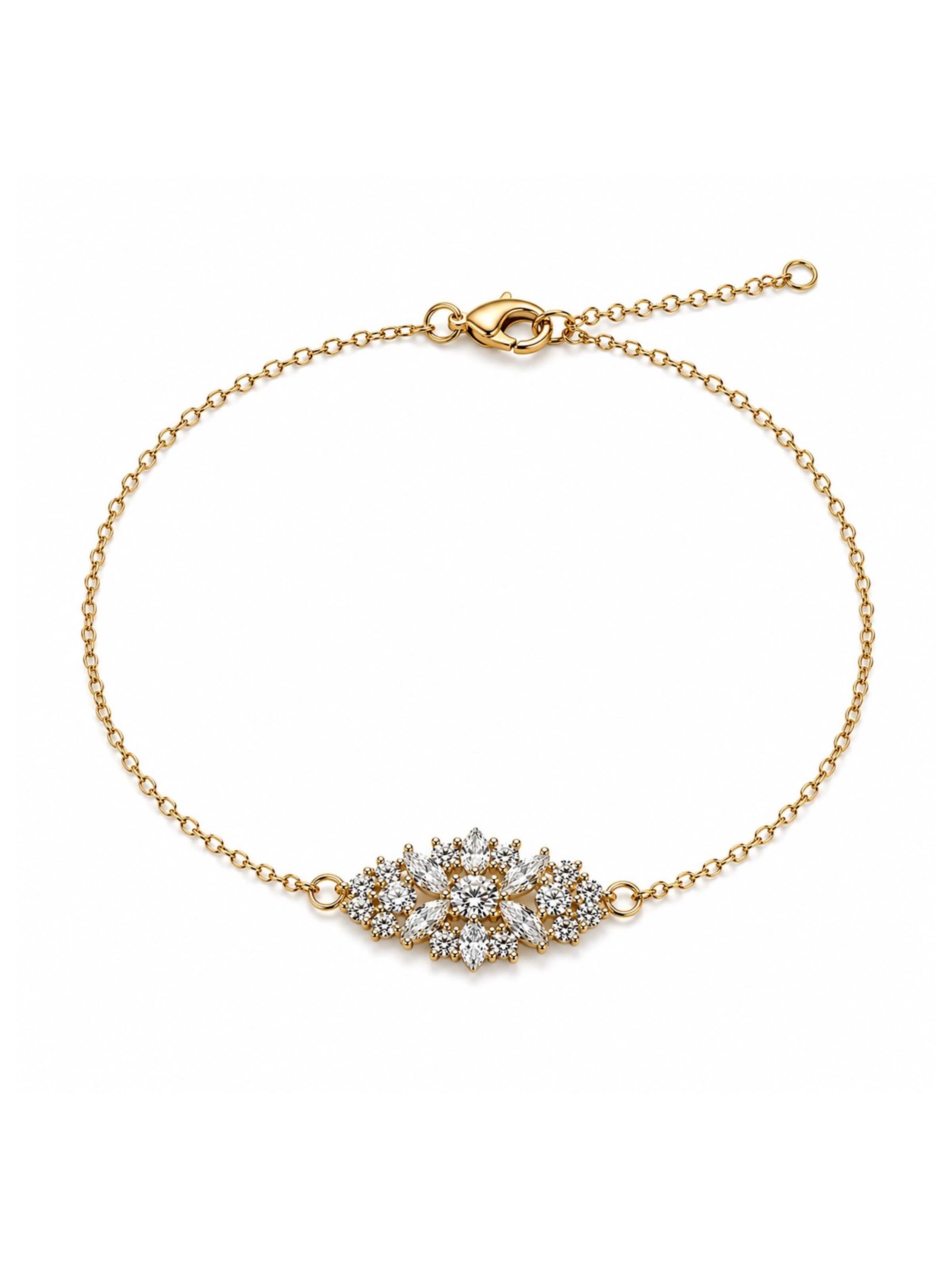 CHIVAL Bracelet 'Sparkle Marquise' in Gold: front