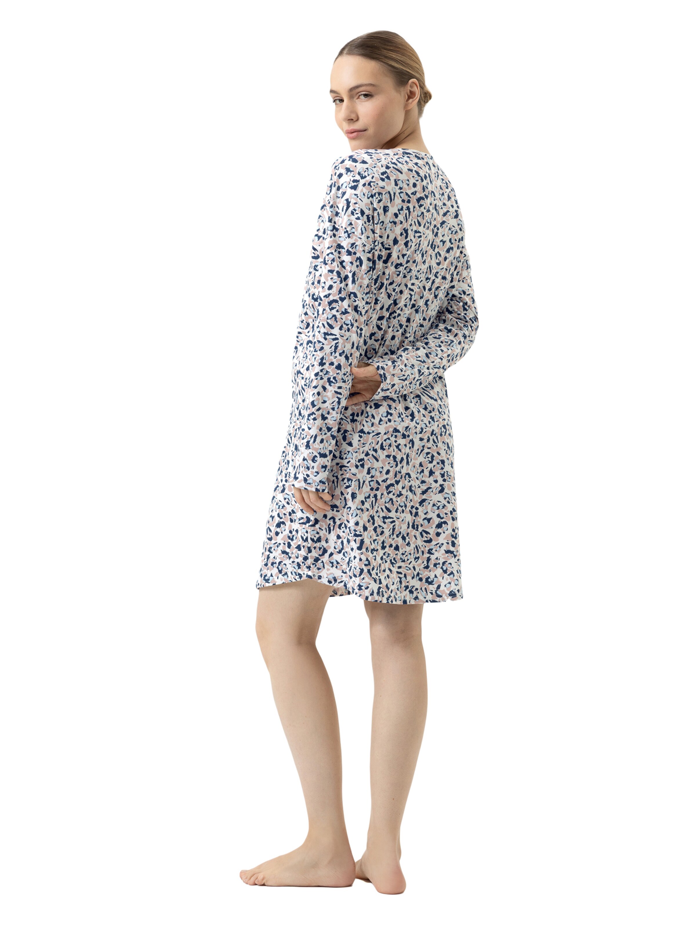 Chemise de nuit 'Soft' Mey en bleu