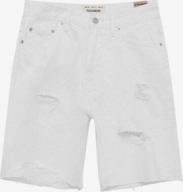 Pull&Bear Shorts in Weiß: predná strana