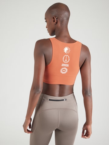 Bustino Reggiseno sportivo 'EARTH' di RVCA in marrone