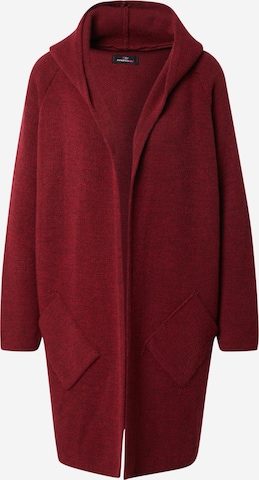 Zwillingsherz Knit Cardigan 'Annabell' in Red: front