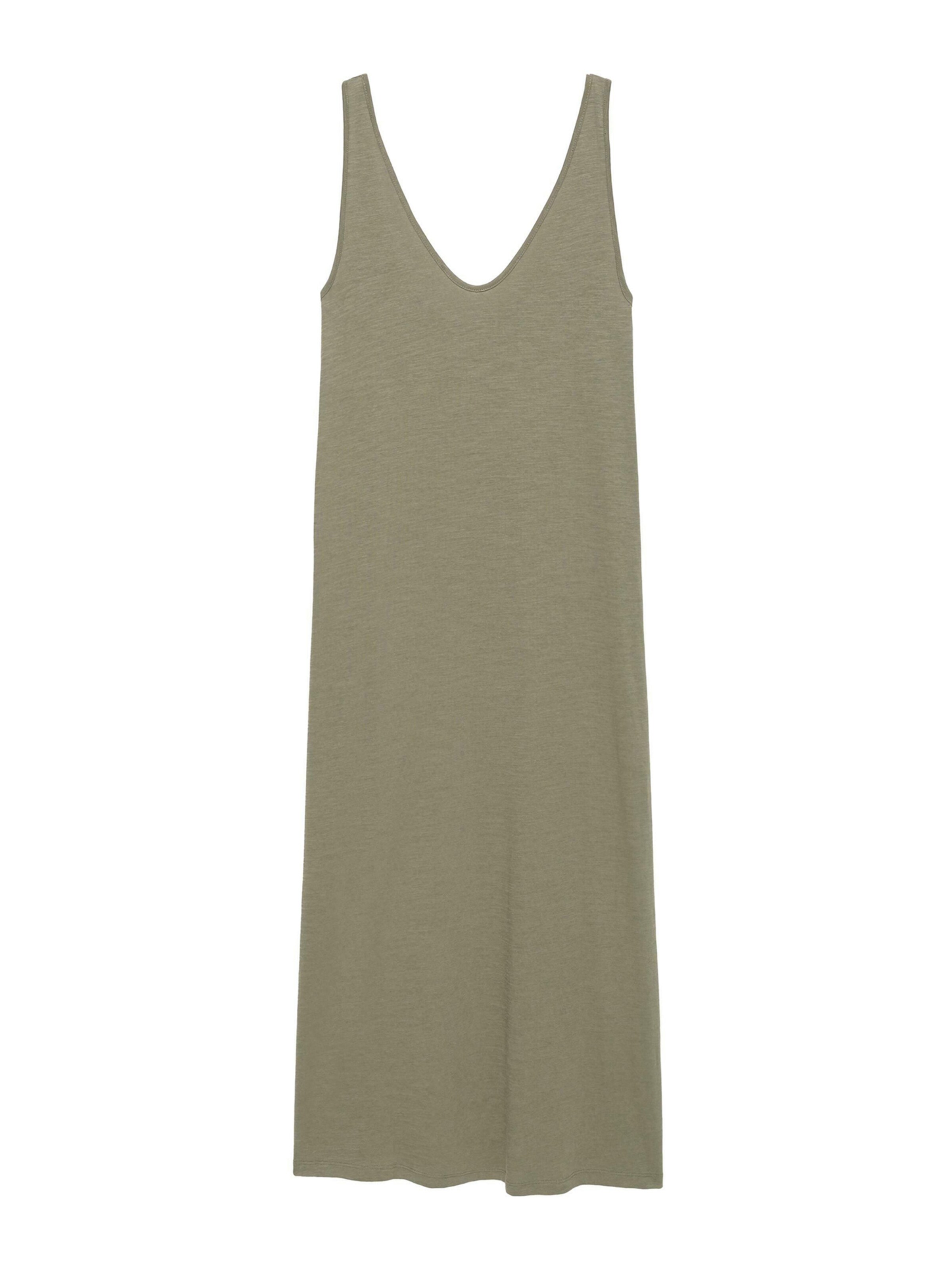 Pull&Bear Jurk in Groen: voorkant