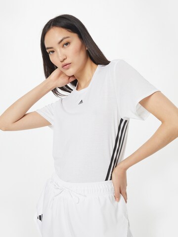 T-shirt fonctionnel 'Train Icons' ADIDAS SPORTSWEAR en blanc : devant