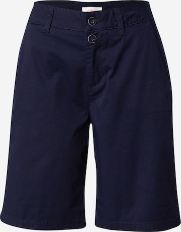 Regular Pantaloni eleganți de la s.Oliver pe albastru: față