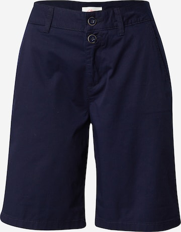 Regular Pantalon chino s.Oliver en bleu : devant