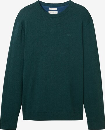 TOM TAILOR Sweater in Green: front