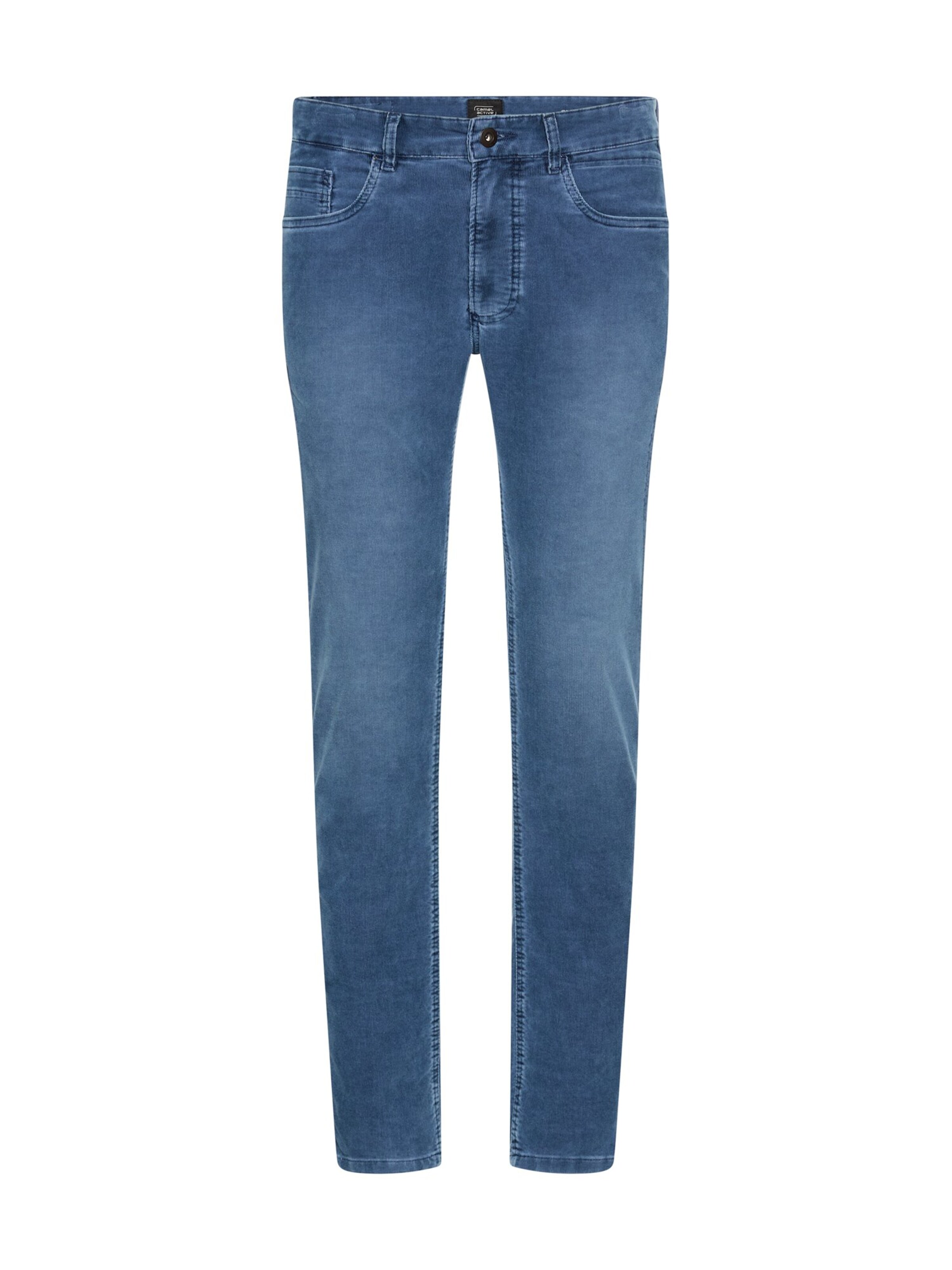 CAMEL ACTIVE Slim Fit 5-Pocket Hose in Blau: Vorderseite
