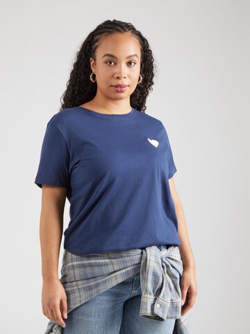 ONLY Carmakoma Paita 'CARNINNA' värissä sininen: etupuoli