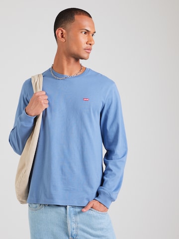LEVI'S ® Särk 'Housemark Long Sleeve Tee', värv sinine: eest vaates