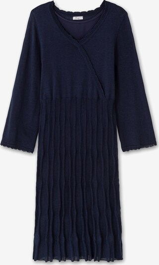SHEEGO Knitted dress in Night blue, Item view