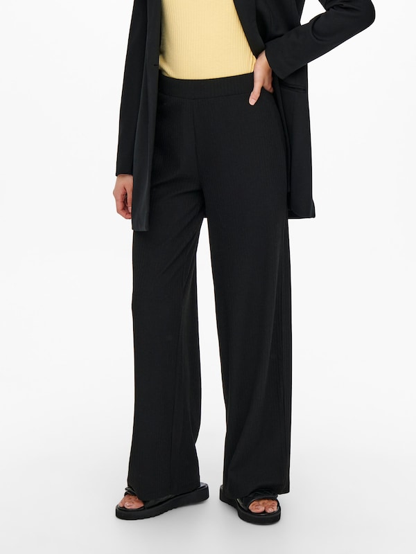 ONLY Wide leg Pants 'ONLNella' in Black