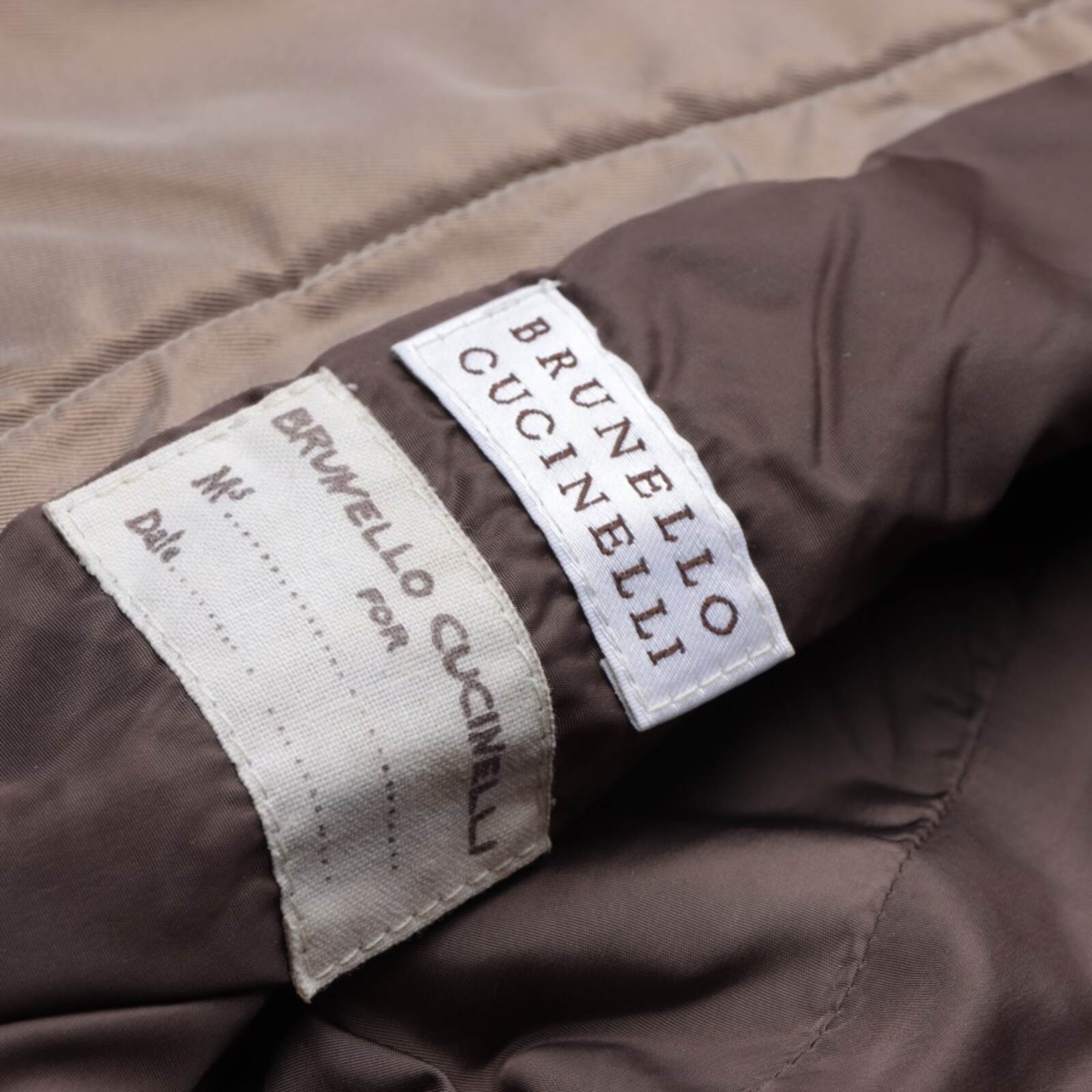 Brunello Cucinelli Übergangsjacke M in Braun