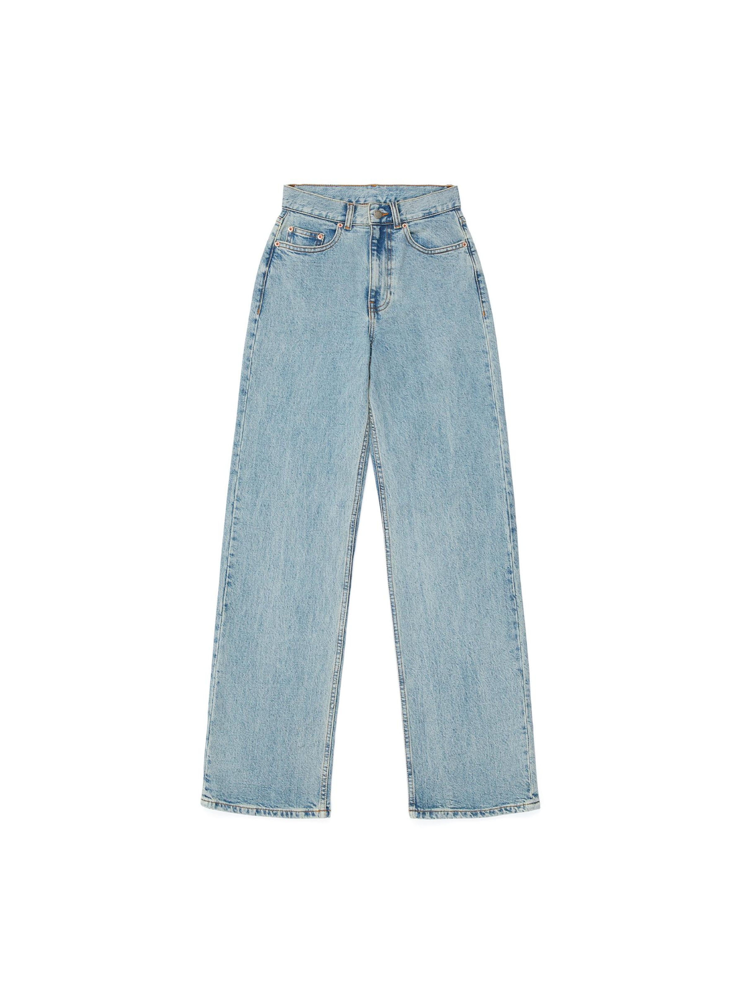 Dr. Denim Regular Jeans 'Echo High Straight - Jeans'‌ in Blau: Vorderseite