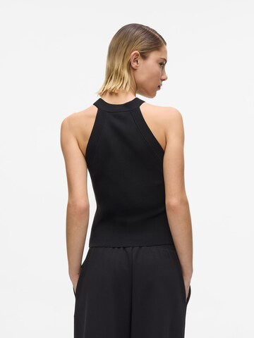 KARL LAGERFELD JEANS - Top de punto en negro