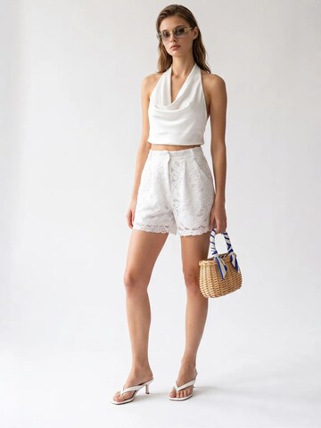 MixRay Wide leg Trousers in White
