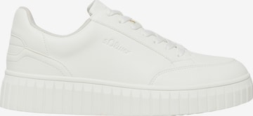 s.Oliver Sneakers laag in Wit: voorkant