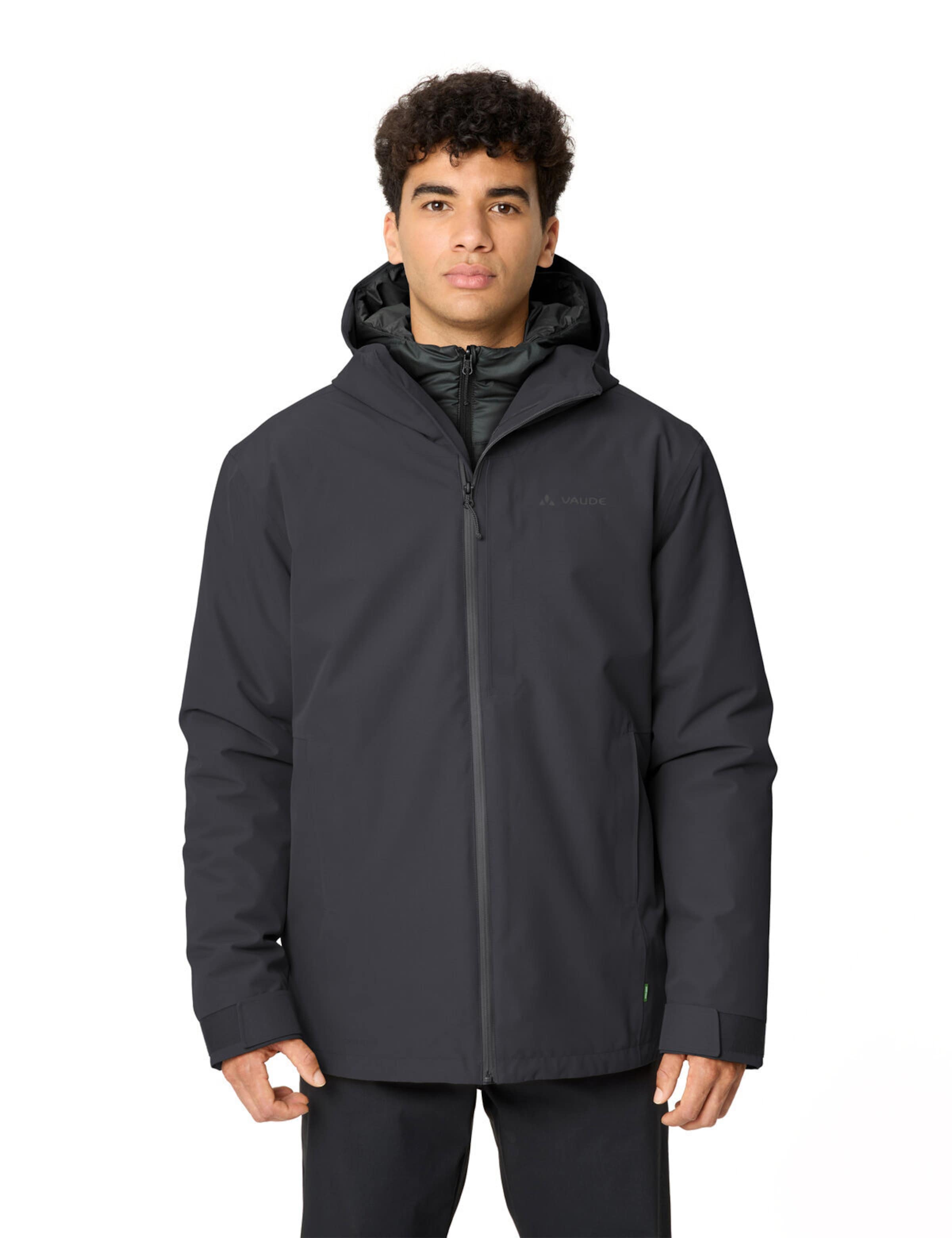 VAUDE Sports jacket 'Mineo' in Black: front