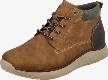 Rieker Lace-Up Boots in Brown: front