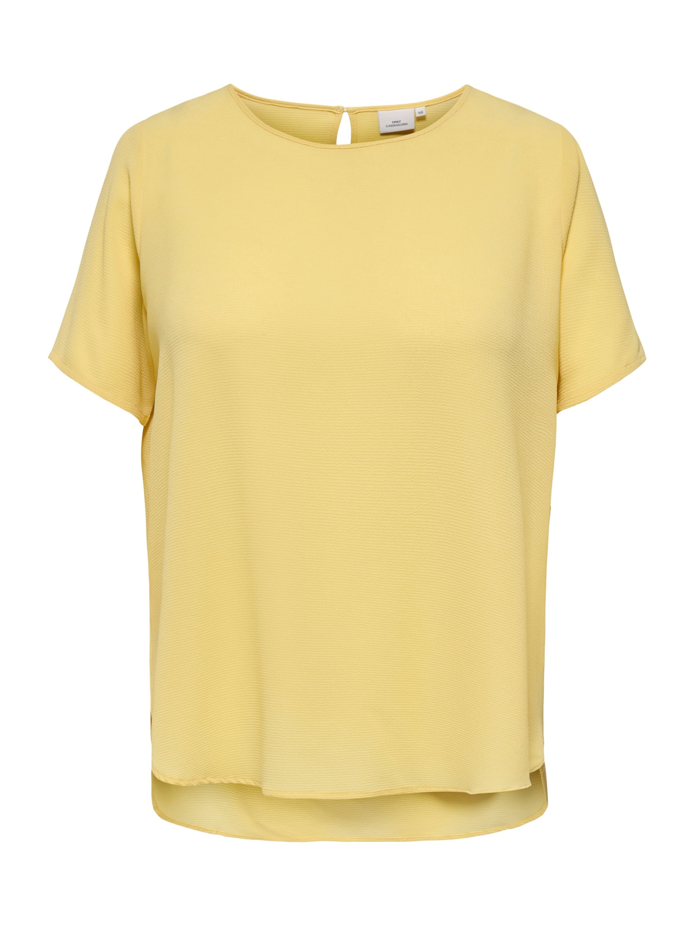 ONLY Carmakoma - Blusa 'CARVICA' en amarillo: frente