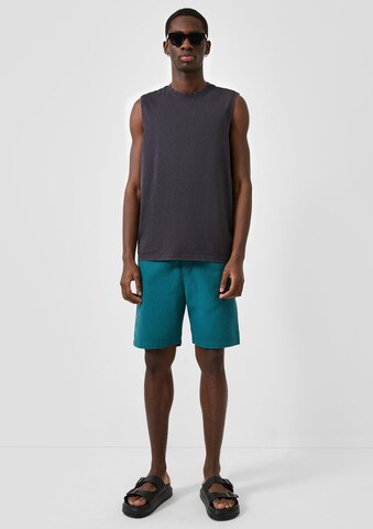 QS Regular Shorts in Blau