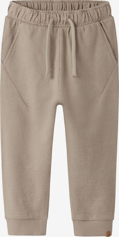 Lil'Atelier Regular Broek in Beige: voorkant