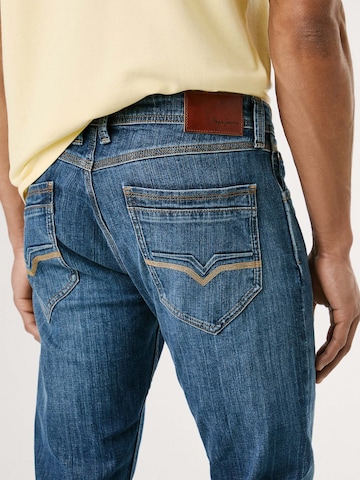 Pepe Jeans Tapered Jeans 'Spike' in Blauw