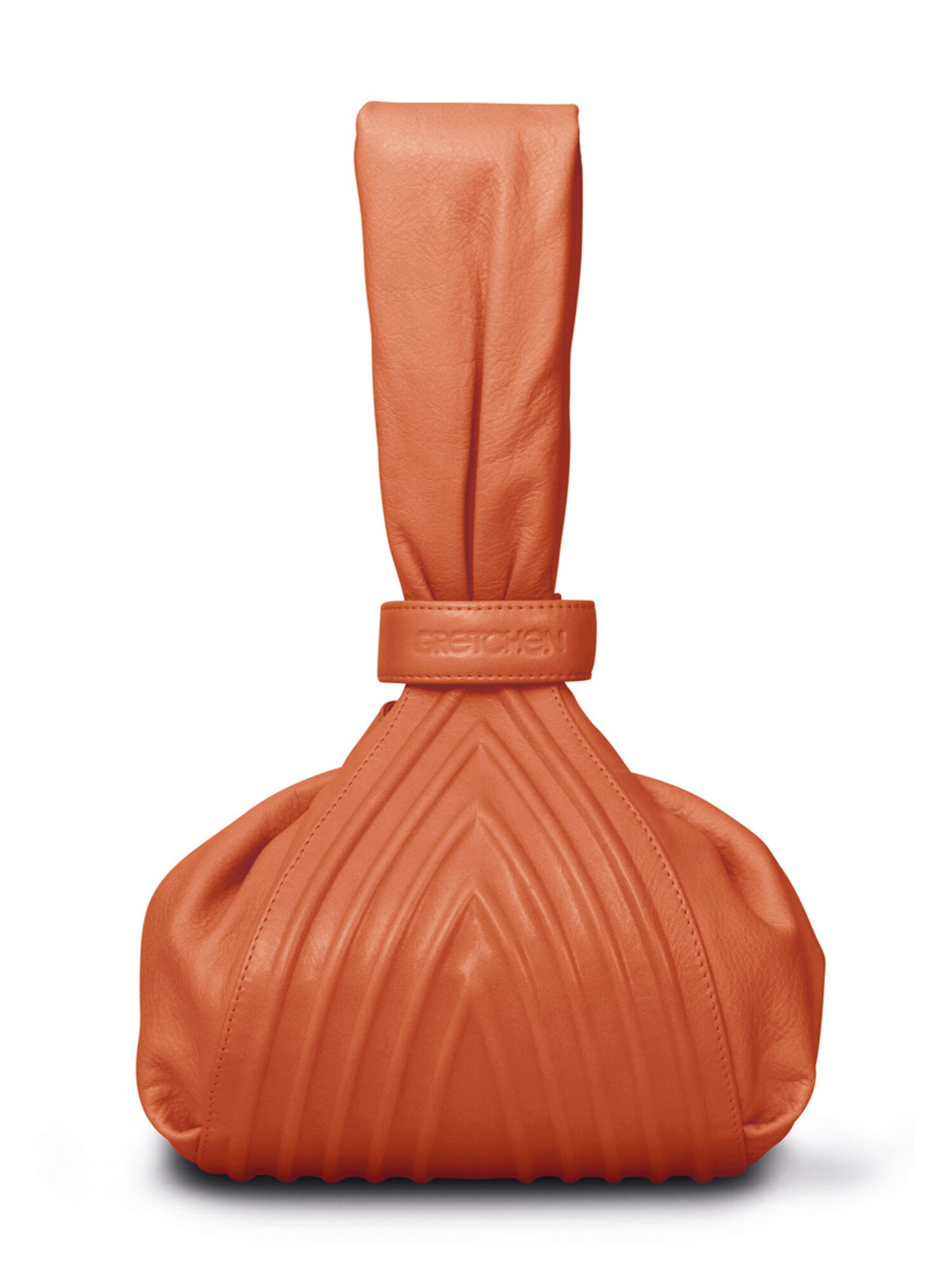 Gretchen Clutch in Orange: front