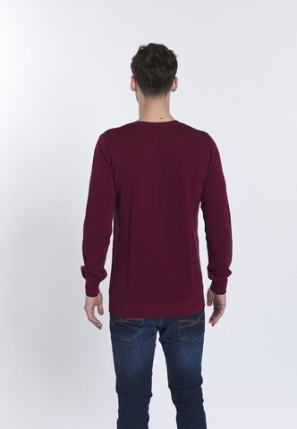 DENIM CULTURE - Pullover 'ROMEO' em vermelho