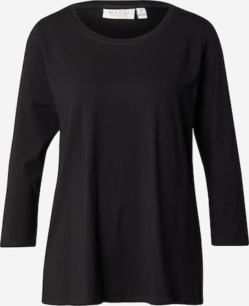 Masai Shirt 'Cecille' in Black: front