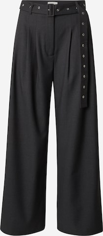 Wide leg Pantaloni cutați 'Astrid' de la LeGer by Lena Gercke pe gri: față