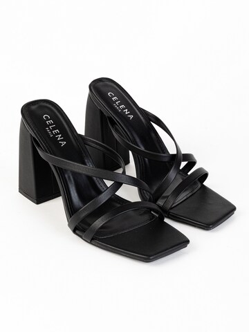 Celena Mules 'Cybill' in Black