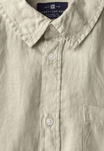 Street One MEN Regular Fit Hemd in Beige