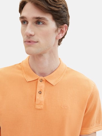 TOM TAILOR Poloshirt in Orange