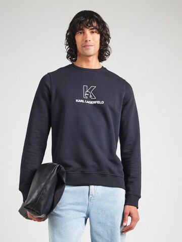 Karl Lagerfeld Μπλούζα φούτερ σε μπλε: μπροστά