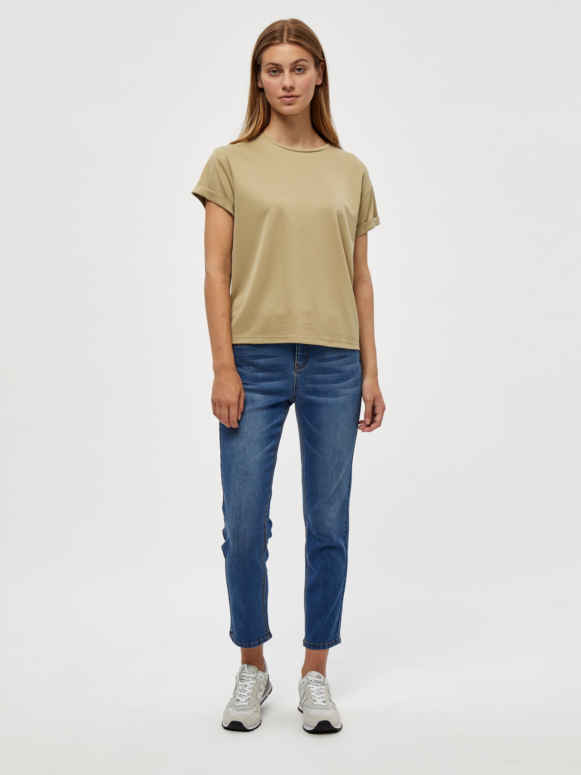Frauen Shirts & Tops DESIRES T-Shirt 'Bini' in Oliv - GA60895 Frauen Shirts & Tops DESIRES T-Shirt 'Bini' in Oliv - GA60895