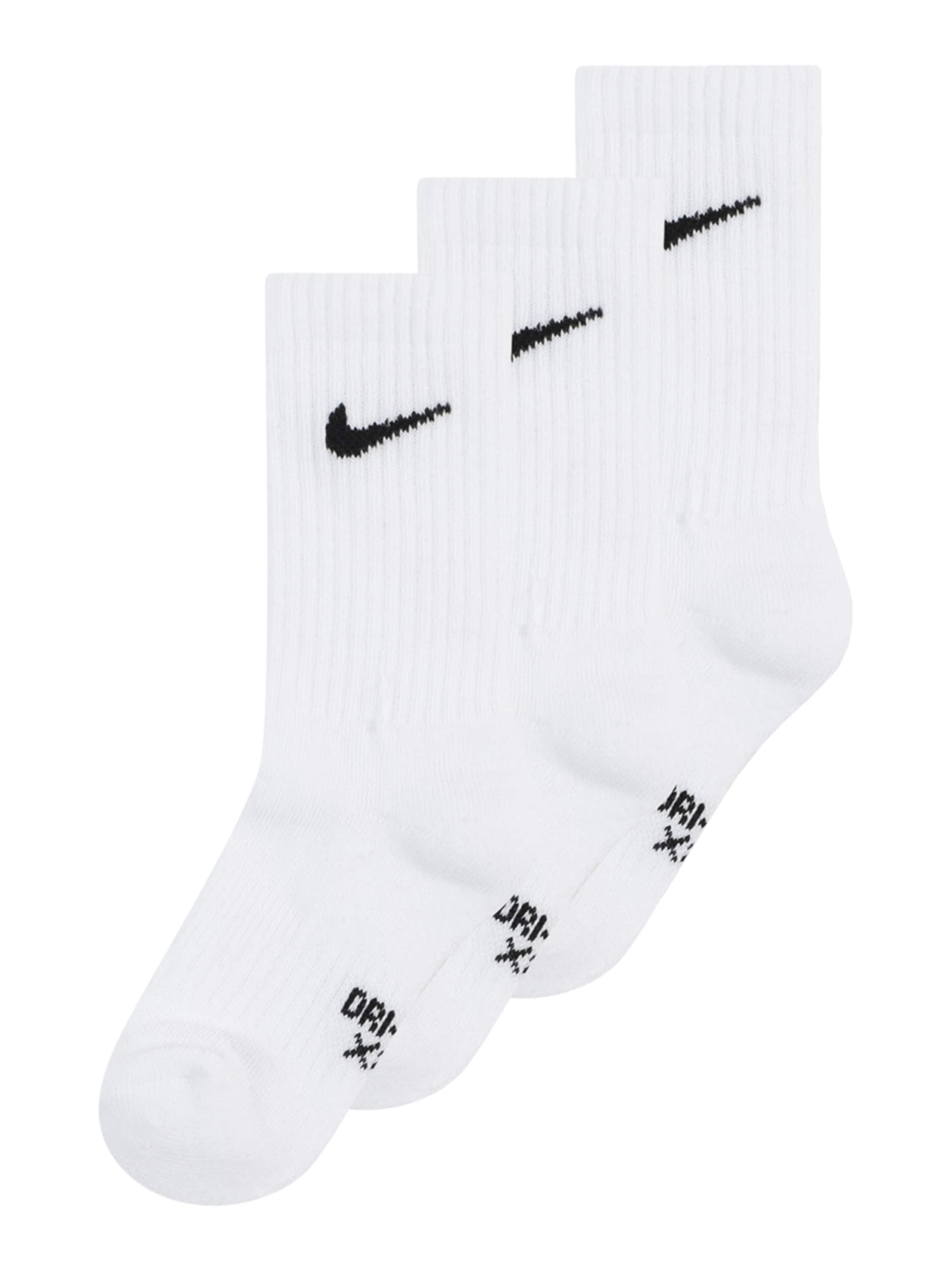 Nike Sportswear Спортни чорапи в бяло: отпред