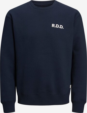 R.D.D. ROYAL DENIM DIVISION Sweatshirt 'Carl' in Blauw: voorkant