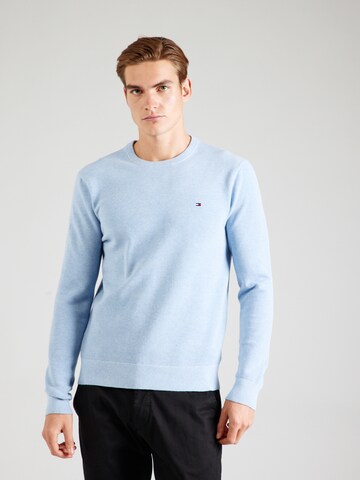 TOMMY HILFIGER Pulóver 'ESSENTIAL' - kék: elől