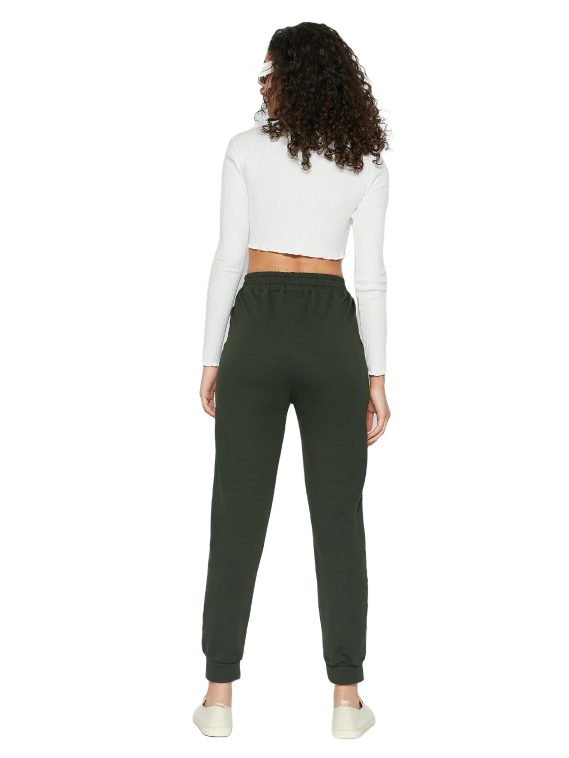 C&City Tapered Trousers in Green